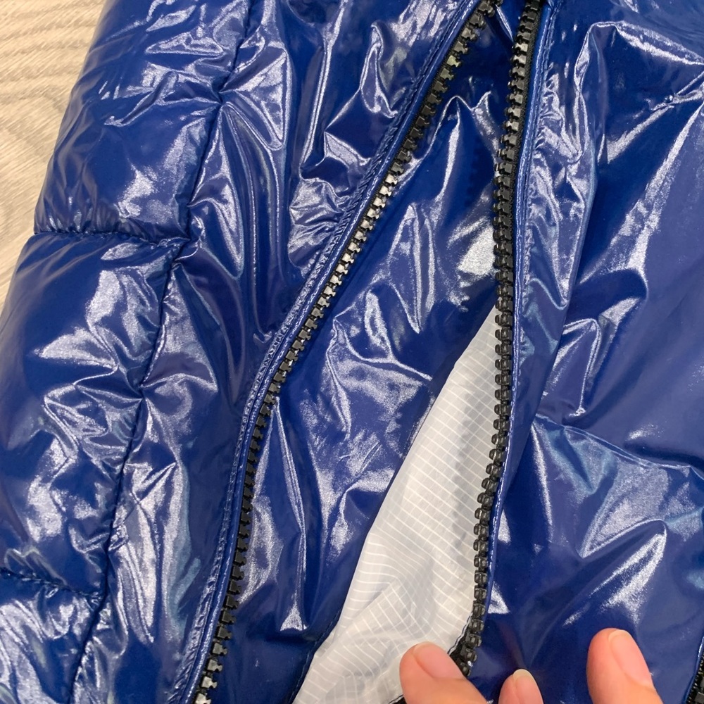 NWT Calvin Klein Performance Men's Blue Puffer Gilet/Vest Size Xs - Picture 7 of 13